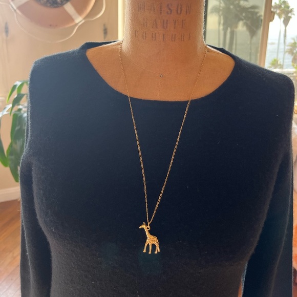 J. Crew Jewelry - J Crew giraffe necklace gold